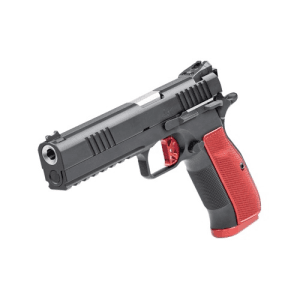 Dan Wesson Dwx 9mm Light Rail Red Grips Red Trigger 10rd