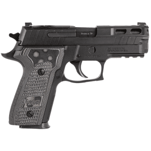 Sig Sauer P229 9mm 3.9" 10rd Optic Ready Pistol W/ Night Sights - Black / G10 Piranha G-Mascus Grips