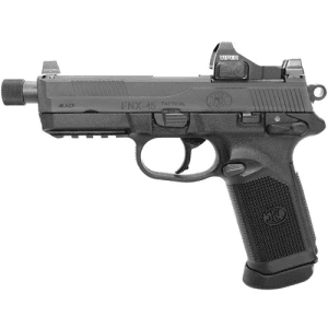 Fn America Fnx-45 Tactical 45 Acp 5.3" 10rd Pistol W/ Threaded Barrel & Vortex Viper Red Dot - Black