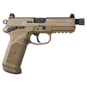 Fn America Fnx-45 Tactical 45 Acp 5.3" 10rd Optic Ready Pistol W/ Threaded Barrel - Fde