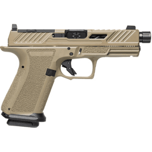 Shadow Systems Mr920 Elite 9mm 4.5" 10rd Optic Ready Pistol W/ Threaded Barrel- Fde / Black