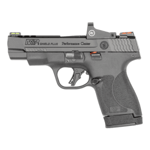 Smith & Wesson Pca(R) M&p 9 Shield 9mm Ported 4" 10/13rd Pistol W/ Crimson Trace Red Dot - Black