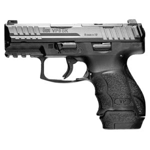 Hk Usa Vp9sk Subcompact 9mm 3.39" 10/13rd Optic Ready Pistol W/ Night Sights | Black