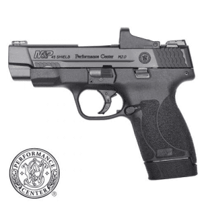 Smith & Wesson M&p Shield M2.0 45acp 4" 7rd Pistol W/ 4moa Red Dot - Black