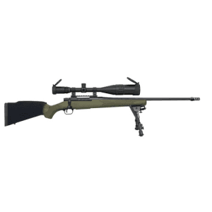 Mossberg Patriot Night Train 308 Win 22" 5rd Bolt Rifle W/ Threaded Barrel & 6-24x50 Scope -Od Green