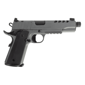 Tisas 1911 Night Stalker Sf 45 Acp 5" 8rd Optic Ready Pistol + Threaded Barrel | Grey