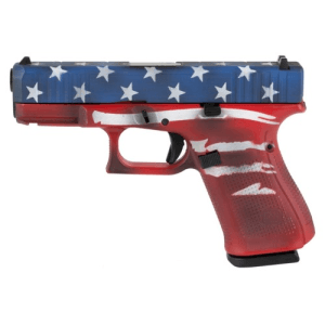 Glock G19 G5 Mos 9mm 4.02" 15rd Optic Ready Pistol | Red, White, & Blue Flag Skydas
