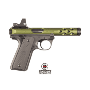 Ruger Mark Iv 22/45 Lite 22lr 4.4" 10+1 Pistol W/ Riton Red Dot & Threaded Barrel - Green Anodized