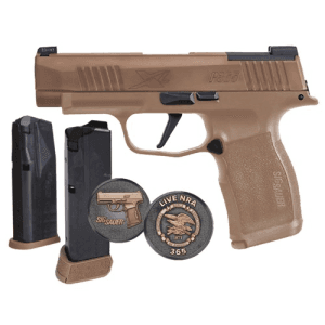 Sig Sauer P365xl Nra Special Edition 9mm 3.7" 15rd Optic Ready Pistol W/ Night Sights - Fde