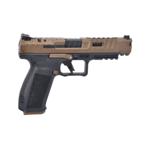 Canik Sfx Rival Trophy 9mm 5" 18rd Optic Ready Pistol - Black / Bronze