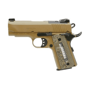 EAA Girsan MC1911SC Officer 45 ACP 3.4" 6rd Optic Ready Pistol - FDE w/ G10 Grips