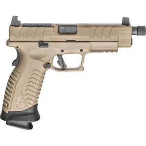 Springfield Armory Xdm Elite 9mm 5.28" 22rd Optic Ready Pistol W/ Threaded Barrel - Fde