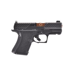 Shadow Systems Cr920 Combat 9mm 3.4" 10rd Optic Ready Pistol W/ Fluted Barrel - Black / Bronze