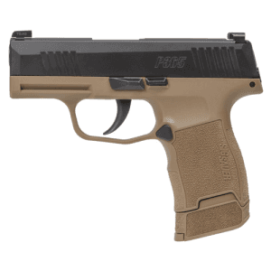 Sig Sauer P365 Tac Pac 9mm 3.1" 17rd Optic Ready Pistol W/ Xray3 Night Sights - Black | Coyote