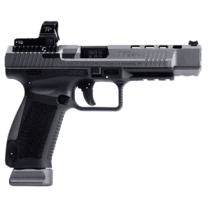 Canik Tp9sfx 9mm 5.2" 20rd Pistolw / Mecanik M02 Red Dot - Tungsten / Black