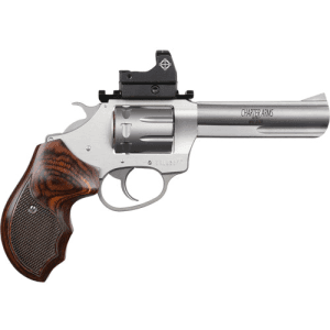 Charter Arms Target Pathfinder 22lr 4.2" 8rd Revolver W/ Sightmark Red Dot - Stainless | Rosewood