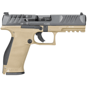 Walther Arms Pdp Full Size 9mm 4.5" 18rd Optic Ready Pistol - Black / Tan