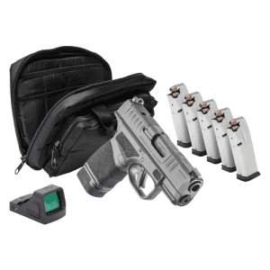 Springfield Armory Hellcat 9mm 3" 11/13rd Gear Up 2024 - 5 Mags, Range Bag, Viridian Rfx Optic