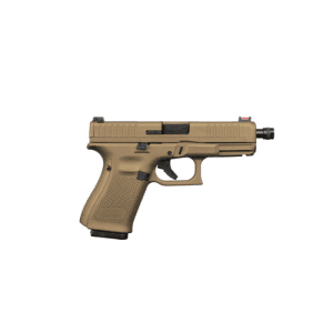 Glock G44 22lr 4.02" 10rd Pistol W/ Threaded Barrel & Fiber Optic Sights | Burnt Bronze