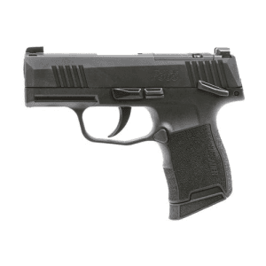Sig Sauer P365 9mm 3.1" 10rd Optic Ready Pistol W/ Siglite Night Sights & Manual Safety - Black