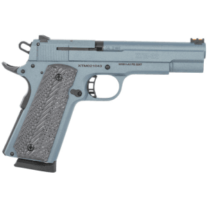 Rock Island Armory Rock Island M1911a1 Fs 22 Wmr 5" 14rd Pistol W/ Fiber Optic Sights - Blue Titanium | G10 Grips