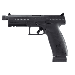Cz-Usa P-10 F 9mm 5.1" 21rd Optic Ready Pistol W/ Threaded Barrel & Suppressor Height Sights - Black