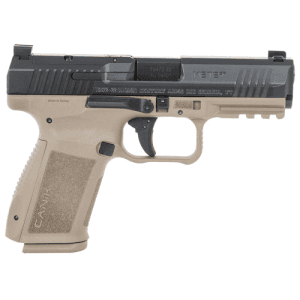 Canik Mete Sf 9mm 4.9" 15rd Optic Ready Pistol - Black / Fde