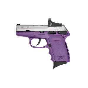 SCCY INDUSTRIES CPX1-TT w/RedDot DAO 9mm 3.1" 10rd SS/Prpl w/Safe