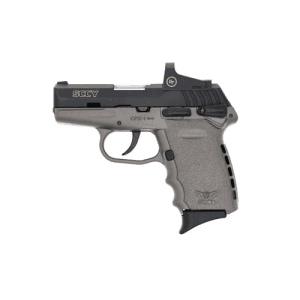 Sccy Industries Cpx1-Cb 9mm 3.1" 10rd Pistol W/ Crimson Trace Red Dot - Grey / Black