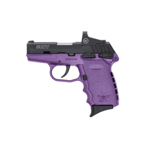 Sccy Industries Cpx1-Cb W/Reddot Dao 9mm 3.1" 10rd Blk/Prpl W/Safe