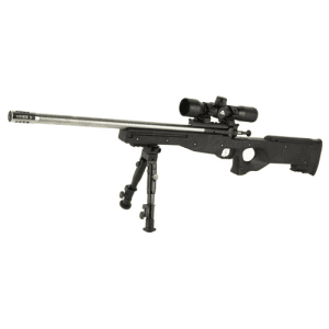 Keystone Crickett Precision 22lr 16.1" Single Shot Rifle W/ Scope, Rail, Muzzle Break, Bipod - Black