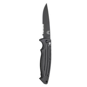 BENCHMADE Mini Reflex II 3.17" DropPoint Coated SerratedEdge