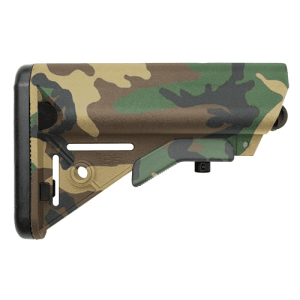 B5 Systems Sopmod Mil-Spec Stock W/ Quick Detach Mount | Woodland Camo