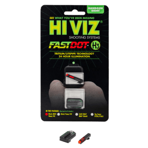 Hi-Viz Fastdot H3 Sight Set Glock Mos Red Fo Front Sight
