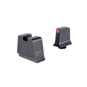 Trijicon Suppressor/Optic Height Sights (Orange Outline /Green Tritium) Fits Glock Slim Frame