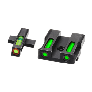 Hi-Viz Litewave H3 Sight Set Springfld Xd Grn Tritium/Org