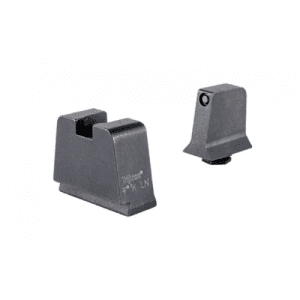 Trijicon Suppressor/Optic Height Sights (Black Outline /Green Tritium) Fits Glock Slim Frame