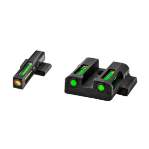 Hi-Viz Litewave H3 Sight Set For Sw Shield Green/Orange