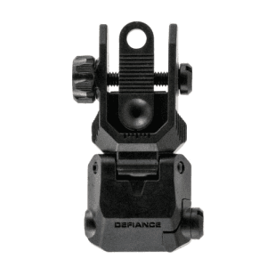 KRISS USA Rear Flip Sight Black Steel Windage Adj
