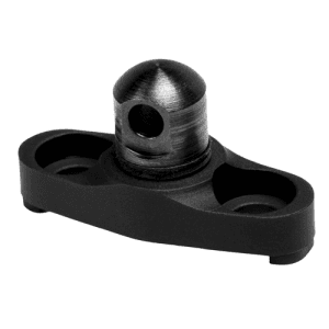 Grovtec Flanged Stud Mount M-Lok Black Anodized 6061 Alum