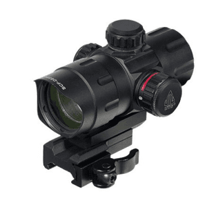Leapers Utg 4.2" Ita Red/Green T-Dot W/ Qd Mount Riser Adaptor
