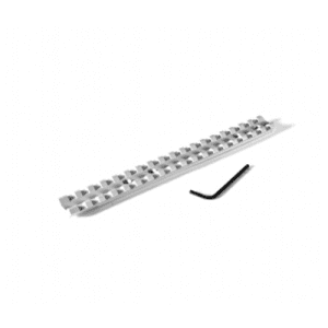 EVOLUTION GUN WORKS Tikka T3 0 MOA Tactical Scope Mount Silver