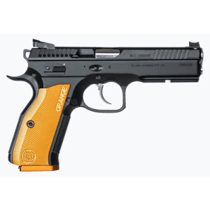 Cz-Usa Shadow 2 9mm 4.89" 10+1 Pistol W/ Fiber Optic / Hajo Sights - Black W/ Orange Grip