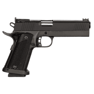Rock Island Armory Rock Island M1911 Rock Ultra Match Hc 40 S&w 5" 16rd Pistol W/ Fiber Optic Sights - Black /G10 Grips