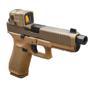 Glock G17 9mm 4.49" 17rd - Fde W/ Acro Red Dot