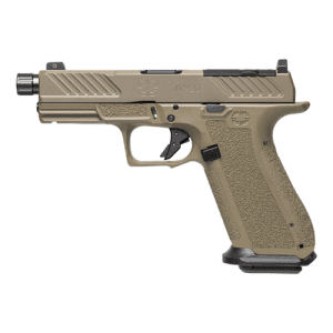 Shadow Systems Xr920 Combat 9mm 4.5" 17rd Optic Ready Pistol W/ Threaded Barrel & Tritum Sights -Fde