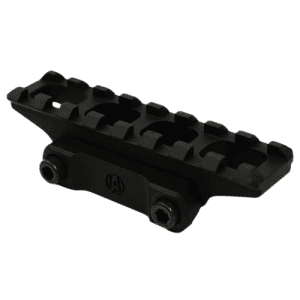 Armaspec Optic Riser Elev8 Ibeam 9 Slot Black Alum/Steel