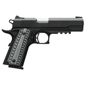 Browning 1911-380 Black Label Pro 4.25" 8rd W/Rail & Ns