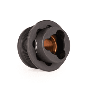 Rugged Suppressors Ru3 3-Lug Mount 1/2x28 Black Nitride