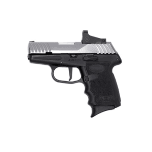 Sccy Industries Dvg1-Tt 9mm 3.1" 10rd Pistol W/ Crimson Trace Red Dot - Stainless / Black